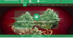 Desktop Screenshot of onlinemarijuanamarket.com